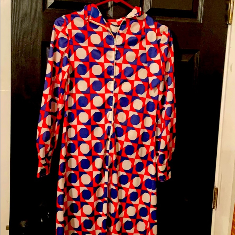70s style vintage dress